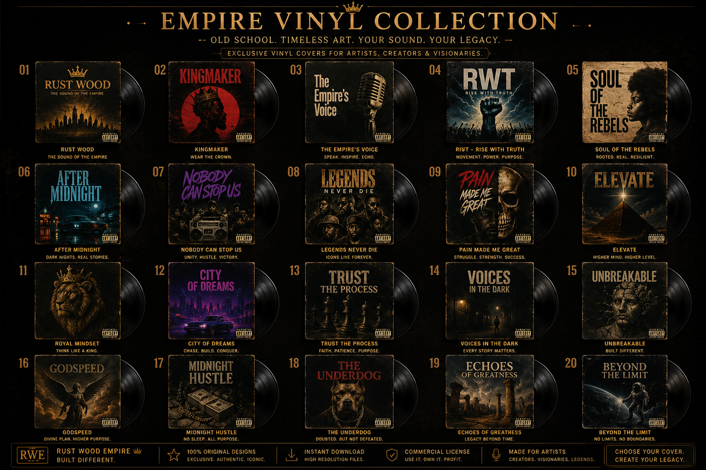 Empire Vinyl Collection — Complete 20-Cover Bundle