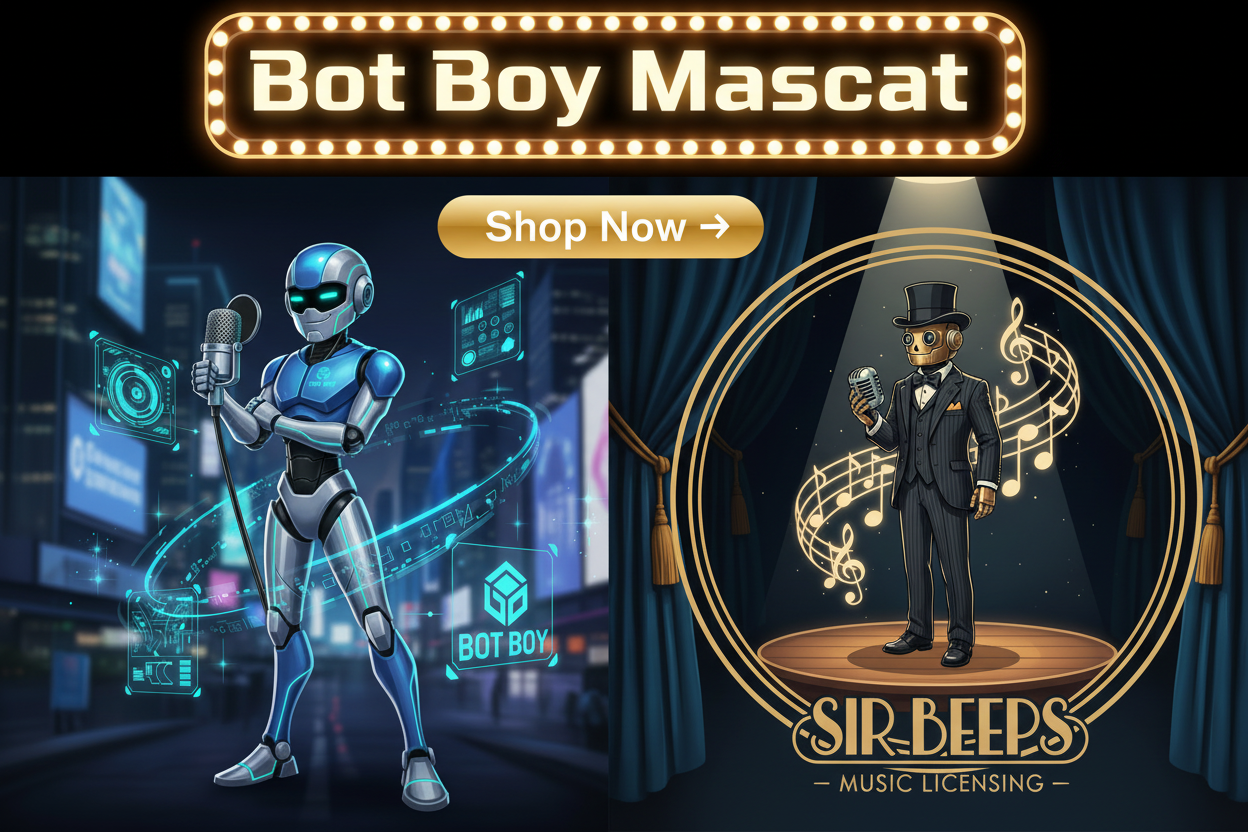 Bot Boy Mascot